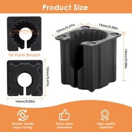 5 PCS Shower Faucet Handle Inserts for Kohler – Compatible with Kohler 1060514 & Coralais Series, Premium Replacement Parts, Easy Installation