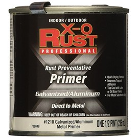 True Value 1210-HP X-O Rust Waterborne Galvanized and Aluminum Primer, 1/2-Pint