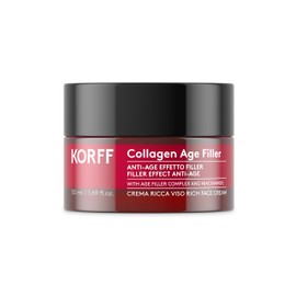 Korff Rich Face Cream, Anti-Ageing, Collagen Age Filler, Anti-Wrinkle Treatment for Smooth and Hydrated Skin, for All Skin Types, Suitable for Post-Acta for Aesthetic Dermatology, 50