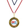 All Quality 5K Finisher Wreath Design Medal - (1 Pack)
