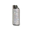 Gray Lighter Cover Sleeve with Crystal Rhinestones LS4
