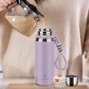 Stainless Steel Flask with Cup 700ml/23.6oz Vacuum Insulated Thermo Bottle