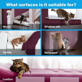 Cat Anti Scratch Furniture Protector - Couch Scratch Protector from Cats - Furniture Protection from Cat Scratching (8)