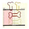 Paper Clips Colorful Cute Dog Bone Shape Paper Clip for