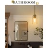 Audickic Brass Pendant Lights Kitchen Island 2 Pack, Farmhouse Gold