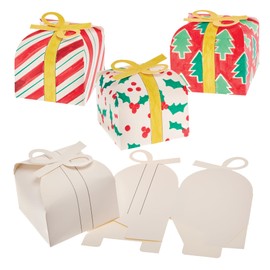 Baker Ross FX894 Design Your Own Gift Boxes - Pack of 10, Make Your Own Party Accessories and Favour Boxes