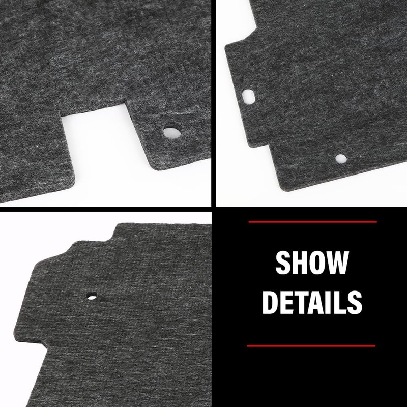 G-PLUS Front Hood Insulation Pad Compatible with Chevy S10/GMC Sanoma