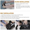 JEDELEOS Replacement Belts and Filter for Eureka NEU100 Airspeed Compact