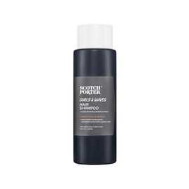 Scotch Porter Champú Curls & Waves para hombres | Lavado hidratante suave promueve la suavidad, el brillo y la salud del cuero cabelludo | Libre de pa