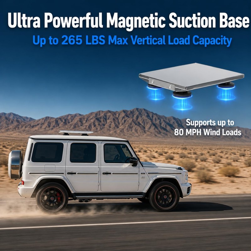 Magnetic Roof Mount for Starlink Mini, 265lbs Heavy Duty Magnet