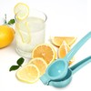 sourcing map Manual Hand Squeezer, Aluminium Alloy Lemon Orange Citrus