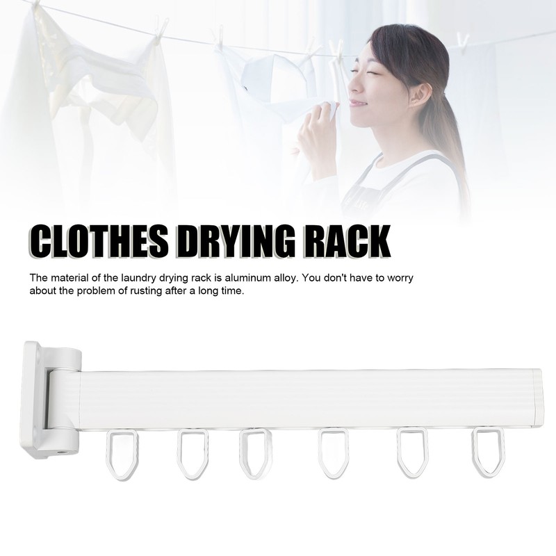 Clothes Drying Rack Wall Mounted Laundry Rack Space Saving for
