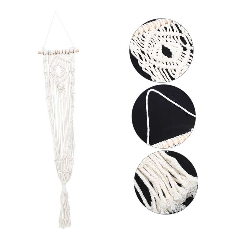 Mipcase 2pcs Flower Hanger Cotton Rope Sling Net Bag for