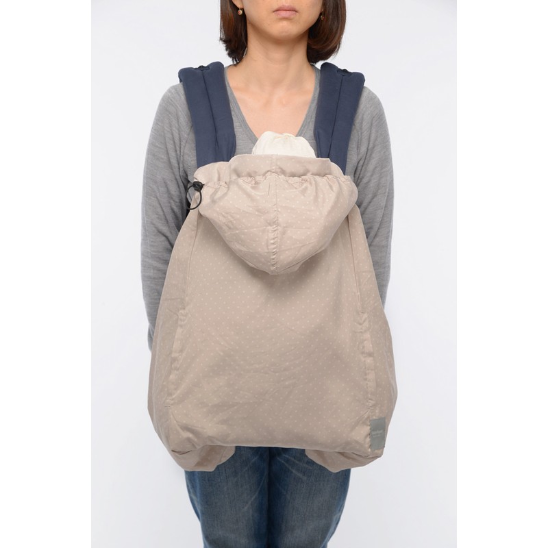 BABYHOPPER CKBH03002 Packable Rain Cover / Natural Dot [Rain Gear