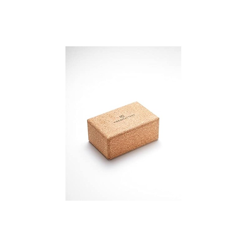 Yogamatters Large Cork Yoga Brick Block | Eco Friendly, Sustainable