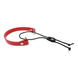 Sparky Pet Co - ECollar Replacement Strap - Bungee Dog Collar - Waterproof - Adjustable - Secure Nexus Wheel Lock - for Electronic Training & Invisible Fence Systems - 1" (Red)