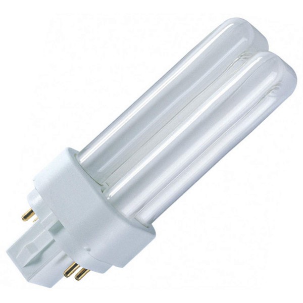 Osram 012230 - DULUX D/E 26W/827 G24Q-3 FS1 Double Tube 4 Pin Base Compact Fluorescent Light Bulb