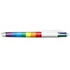Rainbow BIC 4 Colours in 1 Retractable Ballpoint Pen, Pack