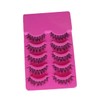 Baluue Handmade Natural False Eyelashes 5 Sets for Glamorous Eyes