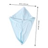 BIUDECO 2pcs Microfiber Hair Dry Caps -Dry Towel Wraps for