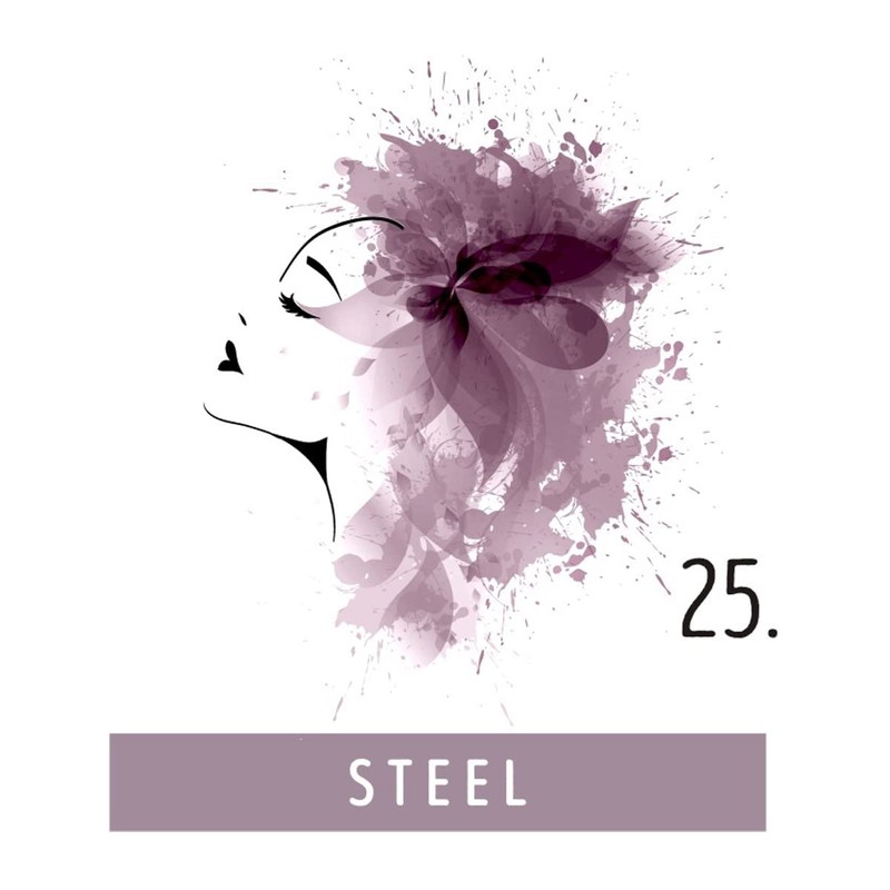 FUNKY COLOR Steel 25, semi-permanent hair dye, semi-permanent hair colour.
