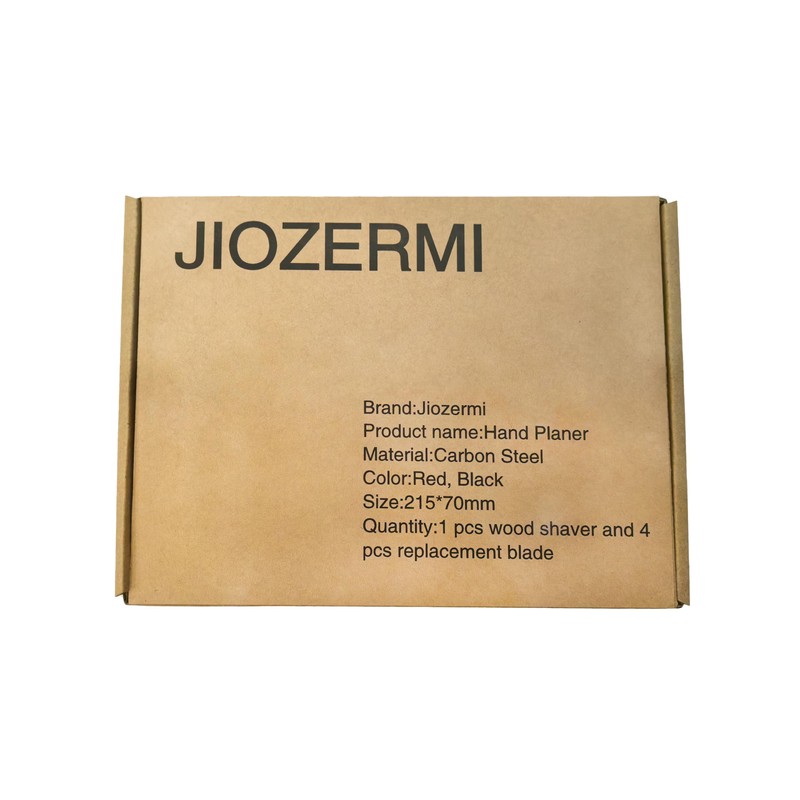 Jiozermi 9" Adjustable Spokeshave with 4 Pcs Replacement Metal Blade,