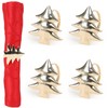 Christmas Concepts® Set of 4 Gold Napkin Rings – Luxury