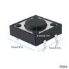 OTOTEC 50Pcs 12x12x4.3mm Tactile Button Switch Mini Push Buttons for