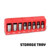 Powerbuilt 8-Piece 1/4-Inch Drive Universal Spline Socket Set with Dual