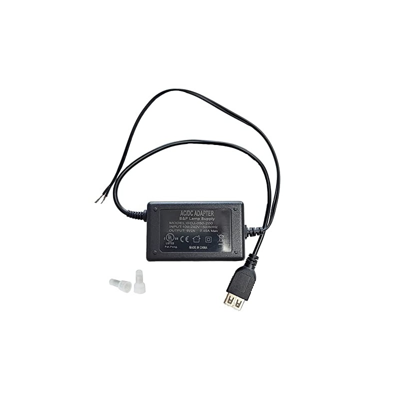 B&P Lamp® Table Lamp USB Charger for Cell Phones, Tablets,