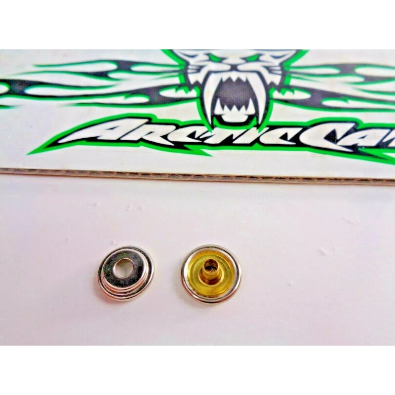 EZ-seats button,0106-165 New Arctic Cat Cushion Snap Nickel Assembly -