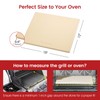 ROCKSHEAT Pizza Stone, Cordierite Pizza Pan for Oven Grill and