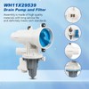 WH11X29539 GE Washer Drain Pump Assembly and Filter | Washing