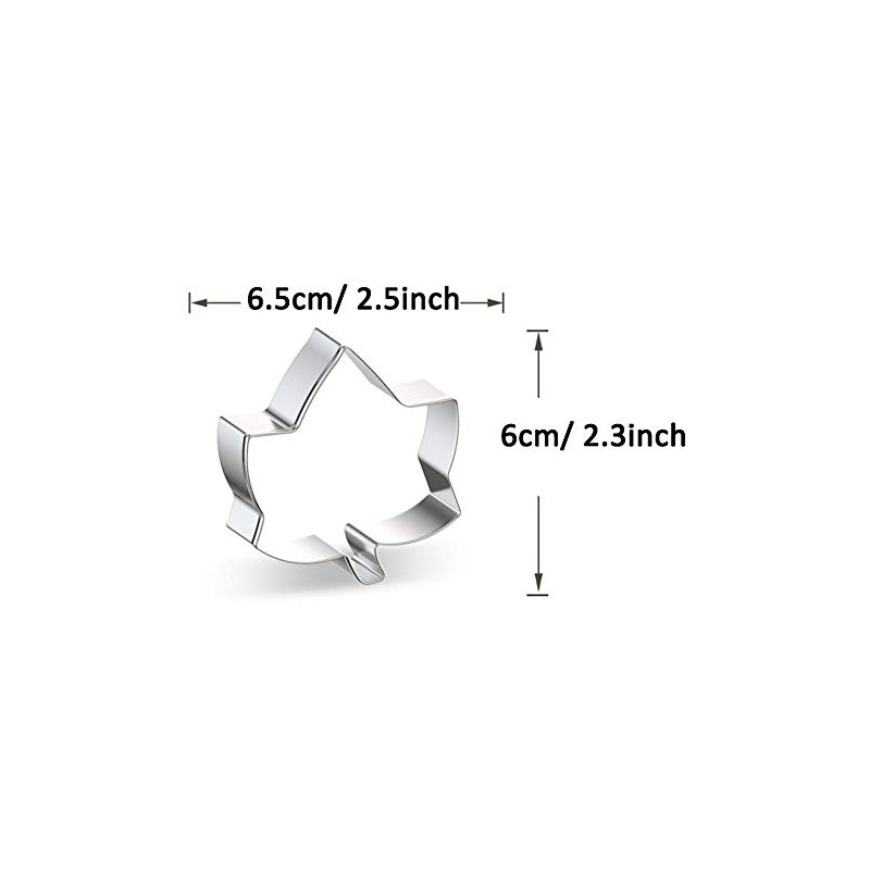 WJSYSHOP Maple Leaf Cookie Cutter - B