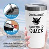 Flairy Land Duck Huntings White Edition Ringneck Tumbler 20oz -