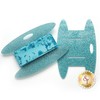 Glitzy Binding Holder (Aqua)