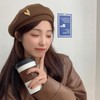 CSILOVEE Women's Beret Hat Autumn Winter Painter Hat Hat Donald