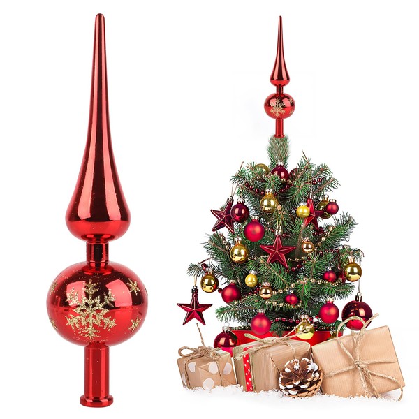 Christmas Tree Topper Red, Christmas Tree Topper Champagne, Christmas Tree