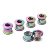 morytrade Chainring Bolts Steel 5 Pcs Front Gear Fixing Bolts