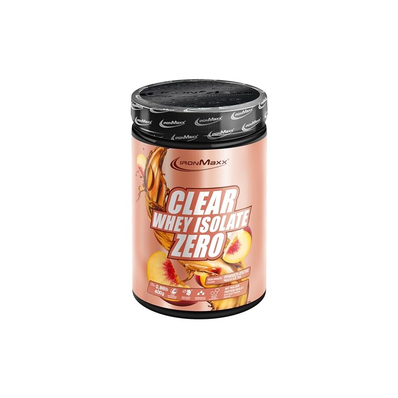 IronMaxx Clear Whey Isolate Zero - Peach IceTea 400g Dose