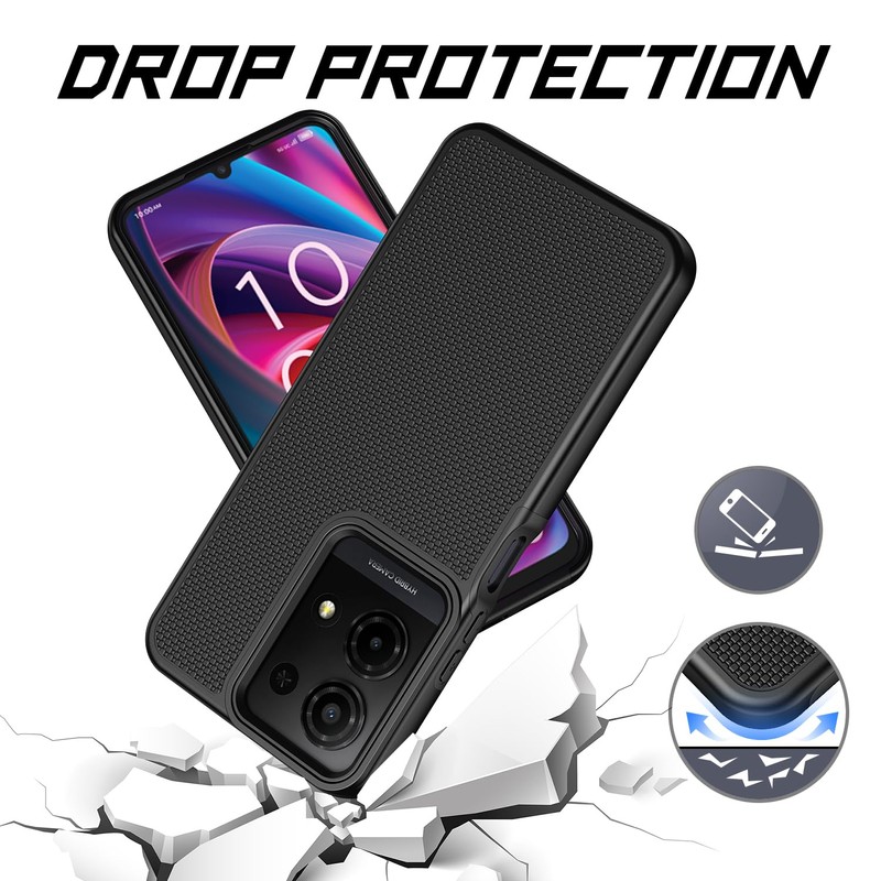for TCL K32/K33 5G 2025 Case with Tempered Glass Screen