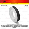SATIN BLACK, 1/2" | 12mm, Self-Adhesive Vinyl Pin Stripe Line