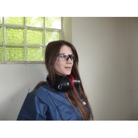 Skyline Safety Glasses with Clear Lenses and Intersize Side Protection