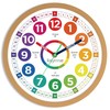 Roymnie Wall Clock for Kids Learning to Tell Time Analog