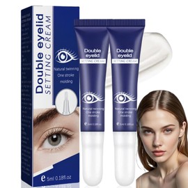 2PCS Lifting Eyelid Defining Cream,Double Eyelid Styling Cream,E/yelid Lifting Crea/m for Women,Eye Lif/ting and Firming Serum,Waterproof Invisible Double-Fold Ey/elid Cre/am,Doub/le Eye/lid Shaping