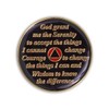 8 Year Sobriety Coin | Triplate AA Chip Recovery Anniversary