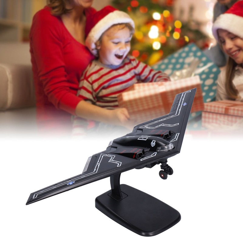 B2 Metal Fighter Plane Model Military Airplane Model Pull Back