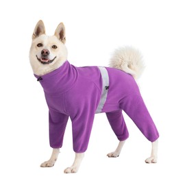 Dog Winter Coats for Medium Large Dogs, Warm Polar Fleece Dog Jacket, Winter Dog Clothes Pullover, Cold Weather Dog Jumpsuit Onesie, Dog Snow Jacket, Dog Apparel Outfit