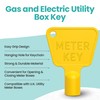 Trimming Shop 2 x Plastic Utility Meter Box Key –