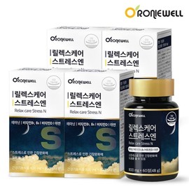 Roniewell 로니웰 릴렉스케어 스트레스엔 60정 4개 8개월분 Ronniwell Relax Care Stress EN 60 Tablets 4 Packs 8 Months Supply